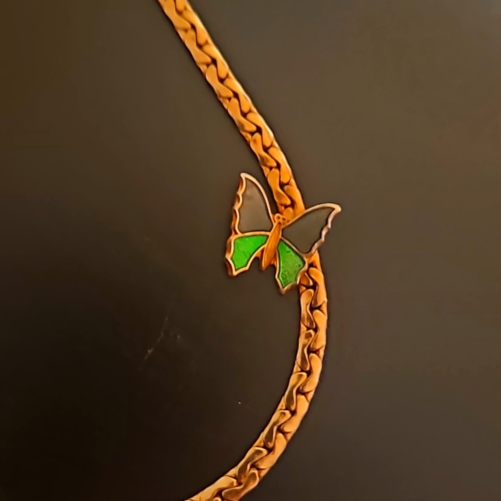 Vintage Avon Butterfly Necklace